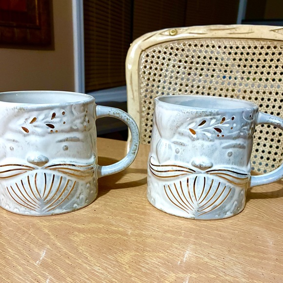 Anthropologie Other - Anthropologie Yuletide Santa Mugs 2